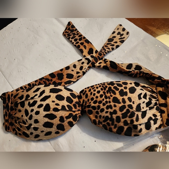 Melissa Odabash Other - MELISSA ODABASH Cheetah Print Bikini Top US SIZE 4